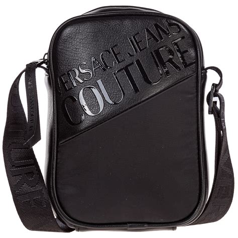 men's versace jeans messenger bag|versace men's crossbody.